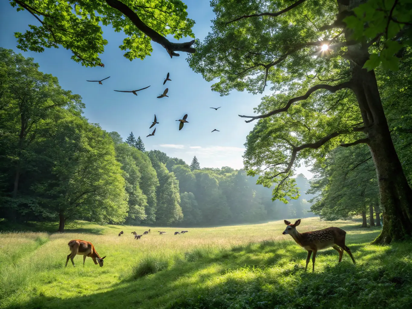 A lush, conserved habitat showcasing A.C.C.A.'s dedication to preserving natural environments and supporting biodiversity through habitat conservation initiatives.